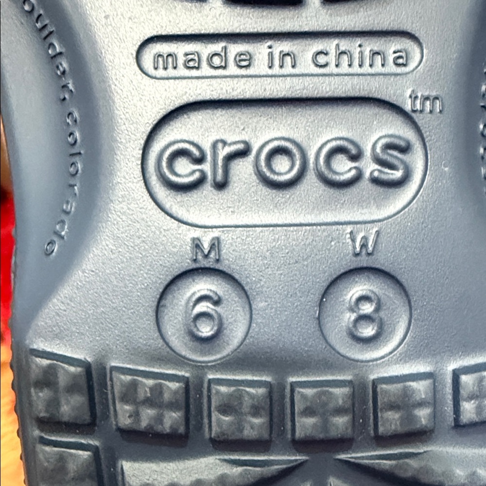 CROCS Kids Navy Blue Clogs - Picture 5 of 5